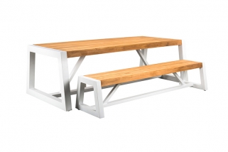 SUNS Trento - Garden table & bench - SUNS Green Collectie - 250x100cm